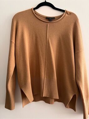 French Connection Camel Crewneck Sweater